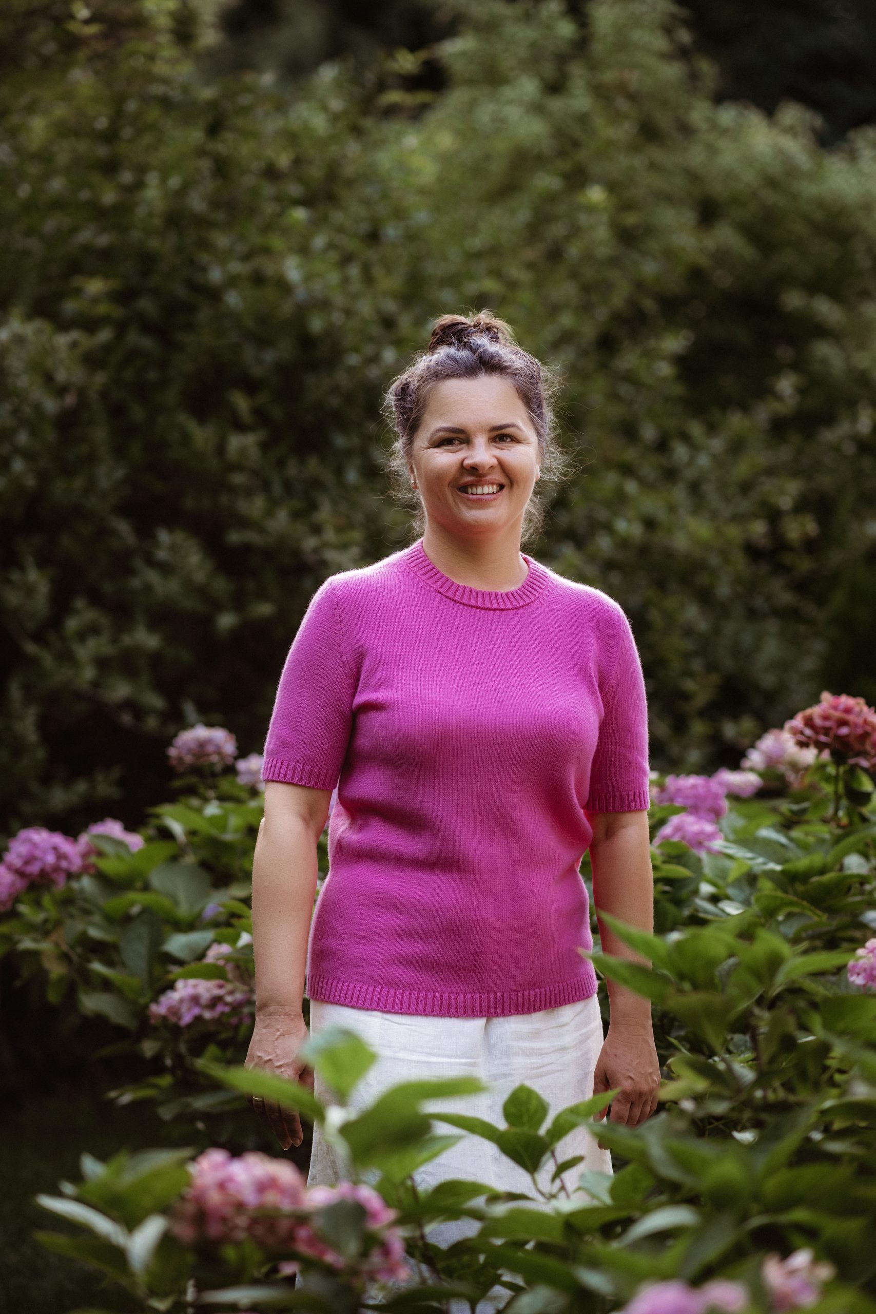 moteriška palaidinė ciklameno spalvos